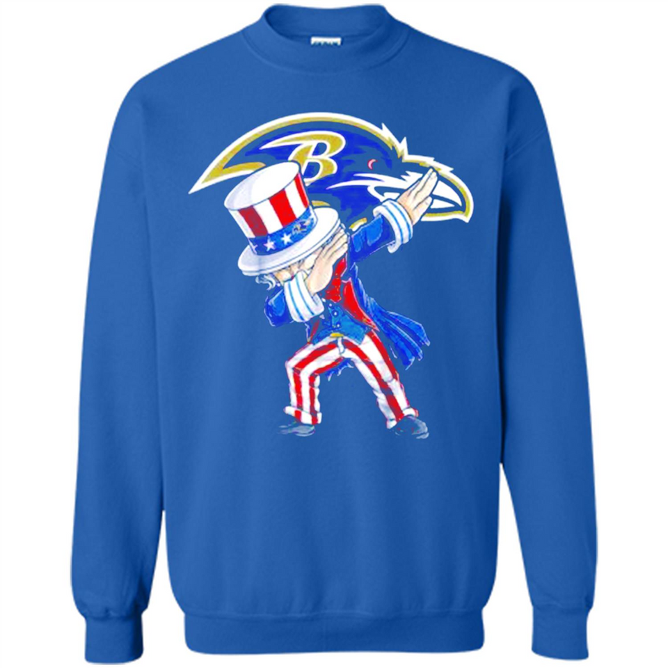 NFL BALTIMORE RAVENS UNCLE SAM DABBING INDEPENDENCE DAY