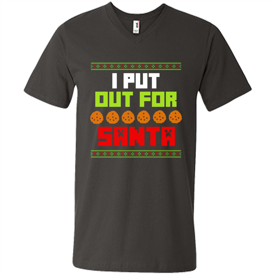Cookies Out For Santa Christmas - Men's V-Neck