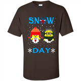 Snow Day Shirt For Chicago Bulls Vs Minion Fans pingpong