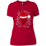 Obama All I Want For Xmas T Shirt PINGPONG - Ladies' Boyfriend T-Shirt
