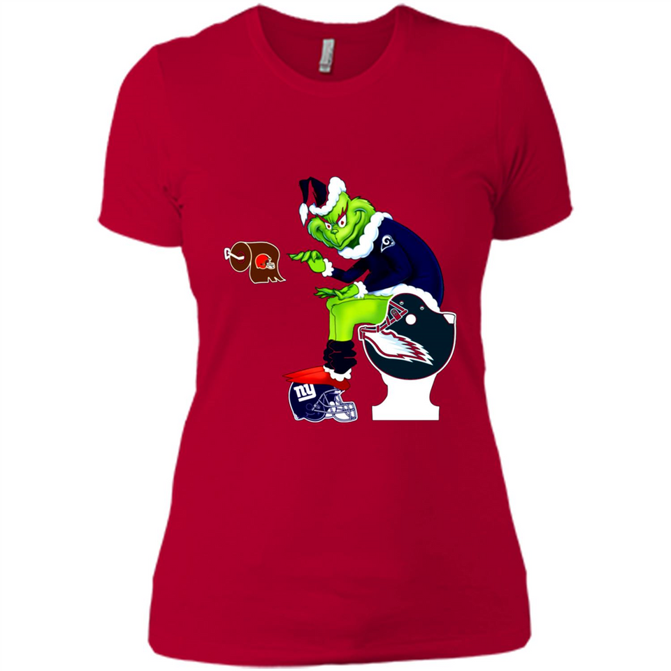 Los Angeles Rams Toilet Grinch Santa Claus Football Fan PINGPONG