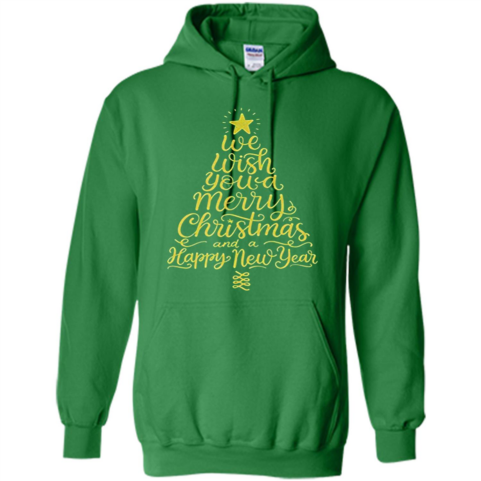Christmas Tree T-Shirt Funny Mery Christmas Gift Idea - Hoodie