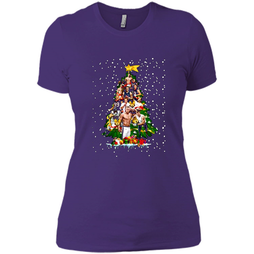 J.J. Watt Christmas Tree ugly sweater PINGPONG