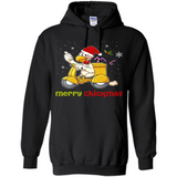 Funny Santa Christmas Chicken Shirt - Merry Chickmas - Hoodie