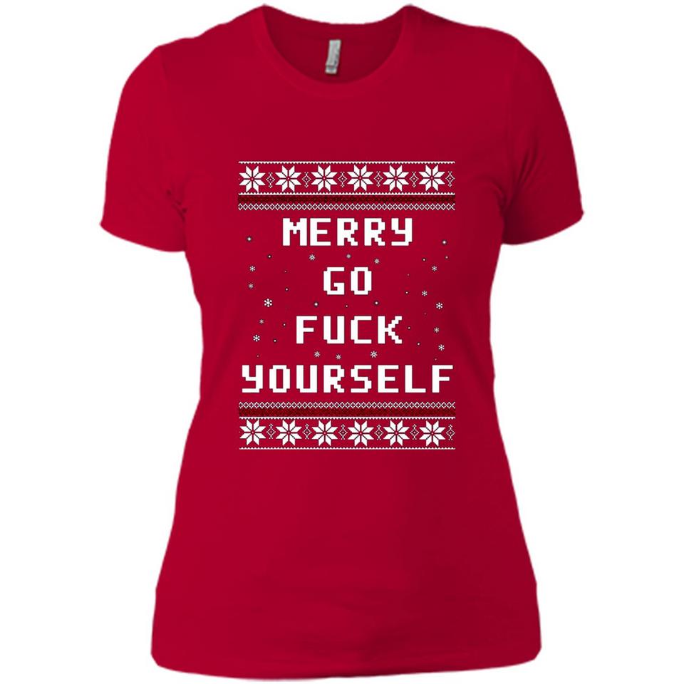 Merry go fuck yourself Christmas sweatshirt PINGPONG