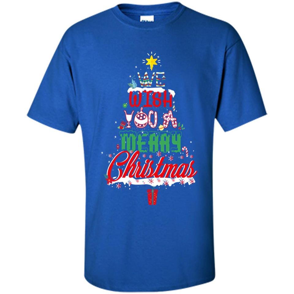 We Wish You A Merry Christmas Funny Pine Gift Sleeve - Shirt
