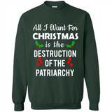 All I Want For Christmas Is The Destruction Of The Patriarchy sweater PINGPONG