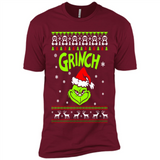 The Grinch Face Christmas - Premium Short Sleeve T-Shirt