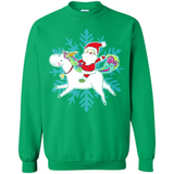 Unicorn And Santa Christmas 1 - Sweatshirt