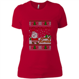 Bad Santa pingpong - Ladies' Boyfriend T-Shirt