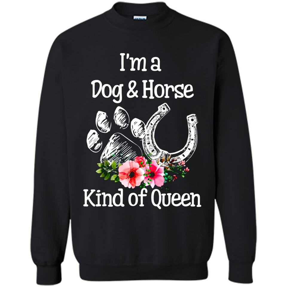 I'm A Dog & Horse Shirt Animal Lover Gift