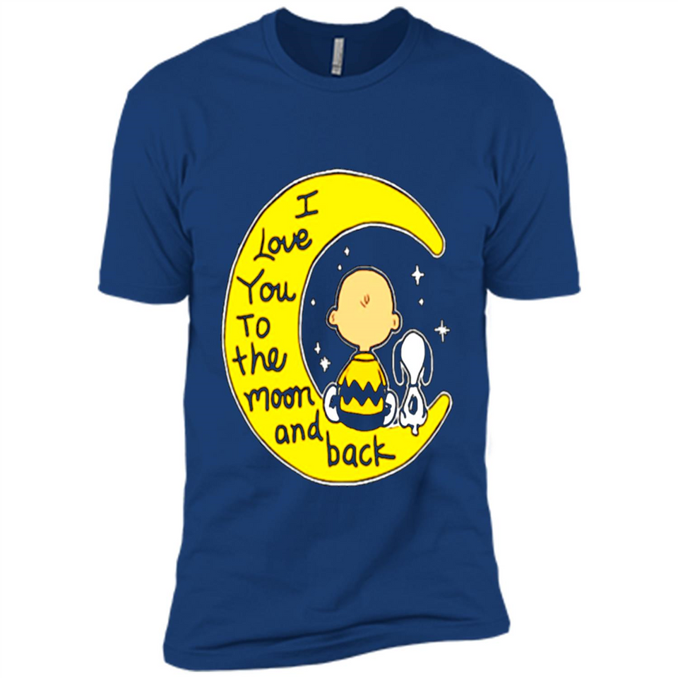 I LOVE YOU TO THE MOON AND BLACK CHARLIE BROWN AND SNOOPY