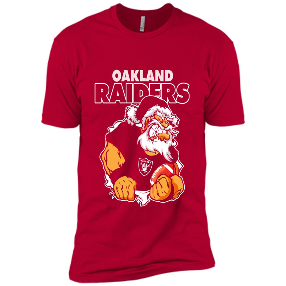 Grumpy Santa Claus Oakland Raiders Football Team PINGPONG