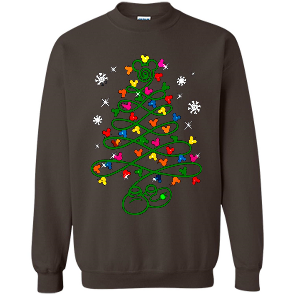 Mickey Mouse Christmas Tree ugly sweater PINGPONG