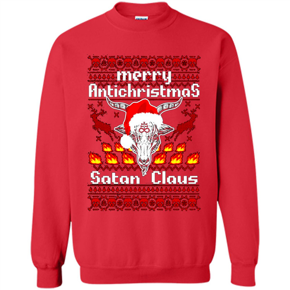 Merry Antichristmas Satan Claus Christmas sweater Sweater PINGPONG