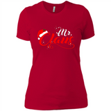Mr. Claus Santa Claus Merry Xmas T-Shirt - Ladies' Boyfriend T-Shirt