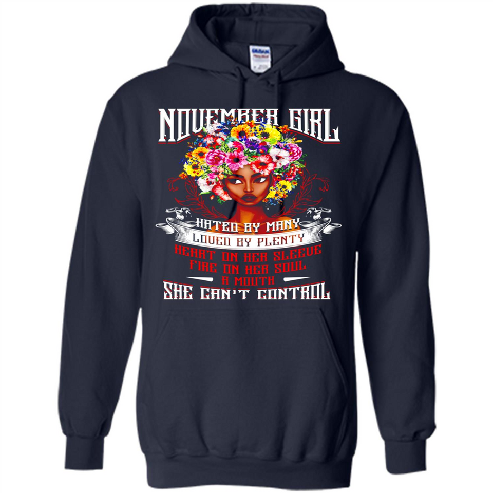 November Girl Flower - Hoodie