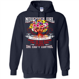 November Girl Flower - Hoodie