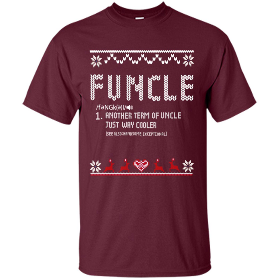 Mens Christmas Funcle Definition - Shirt
