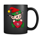 San Francisco 49ers ELF Elves Grinch Santa Claus