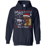 North Pole Born and Raised Shirt, Merry Xmas Ugly Christmas - Hoodie