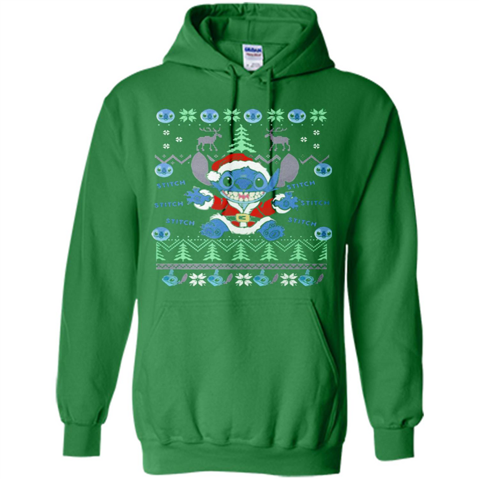 Stitch ugly christmas sweater - Hoodie
