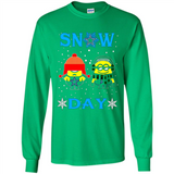 Snow Day Shirt For Dallas Cowboys Vs Minion Fans pingpong