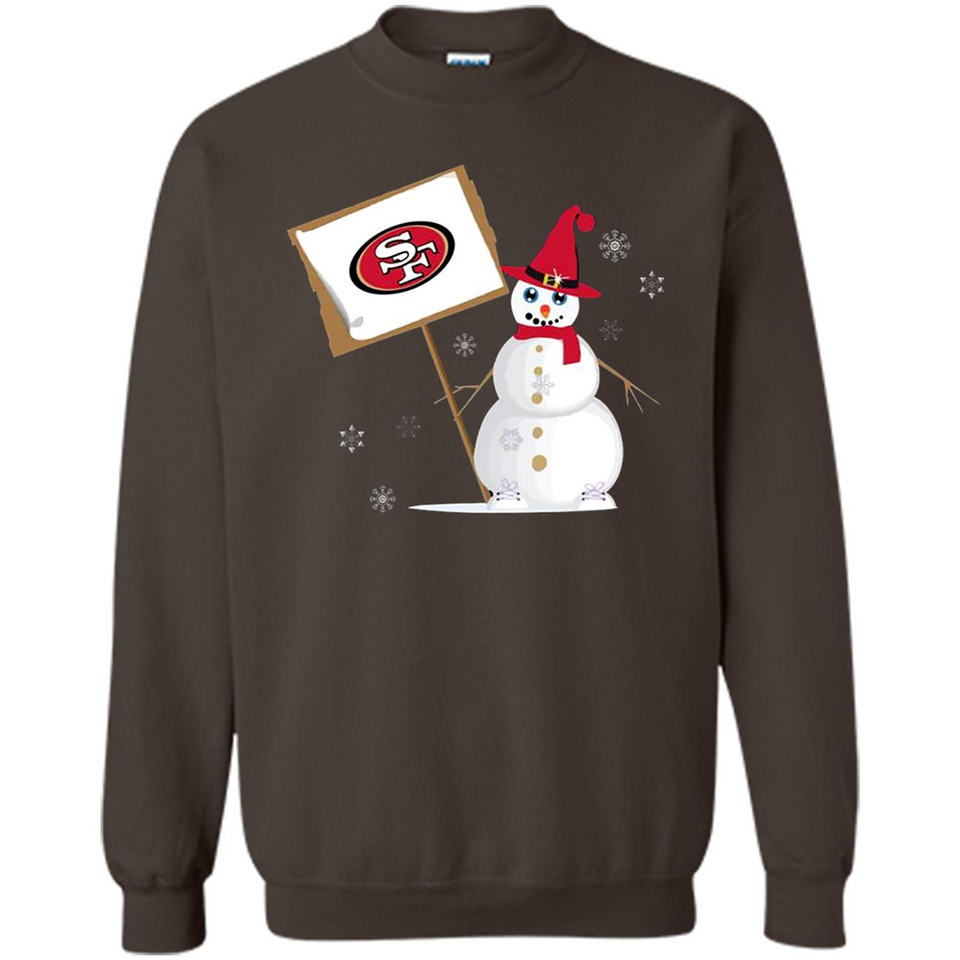 San Francisco 49ers Snowman Funny