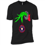 GRINCH HAND HOLDING HOUSTON ASTROS GLITTER CHRISTMAS PINGPONG