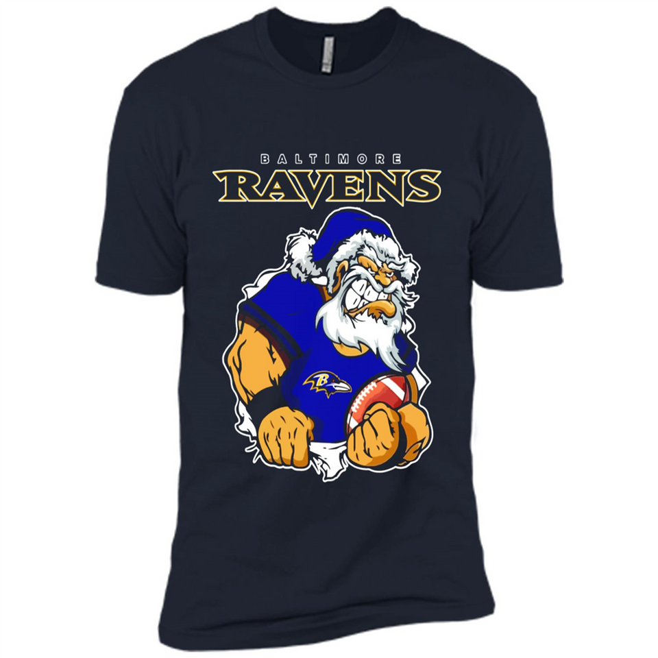 Grumpy Santa Claus Baltimore Ravens Football Team PINGPONG