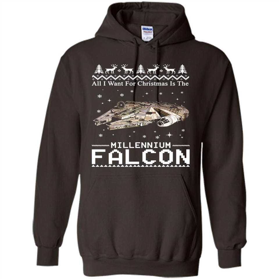 All I Want For Christmas Is The Millennium Falcon ugly PINGPONG