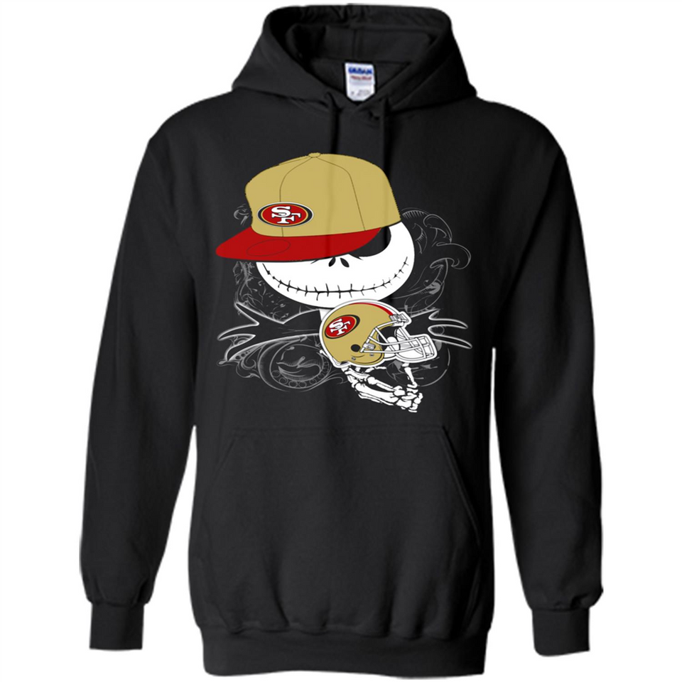 Jack Skellington The Nightmare Before Christmas-49ers Football - Hoodie