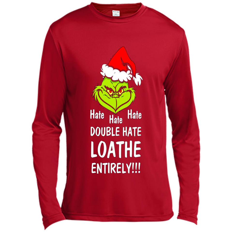 Mr Grinch hate hate hate double hate loathe entirely sweater PINGPONG