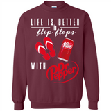 LIFE IS BETTER IN FLIP FLOPS WITH DR PEPPER