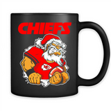 Grumpy Santa Claus Kansas City Chiefs Football Team PINGPONG