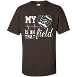 New York Jets Football My Heart is on that Field - Shirt