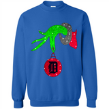 GRINCH HAND HOLDING DETROIT TIGERS GLITTER CHRISTMAS PINGPONG
