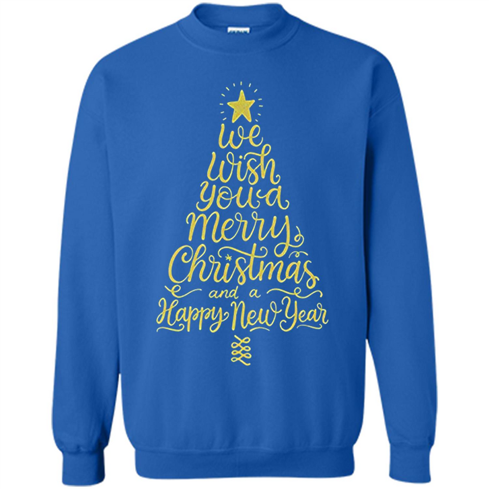 Christmas Tree T-Shirt Funny Mery Christmas Gift Idea - Sweatshirt