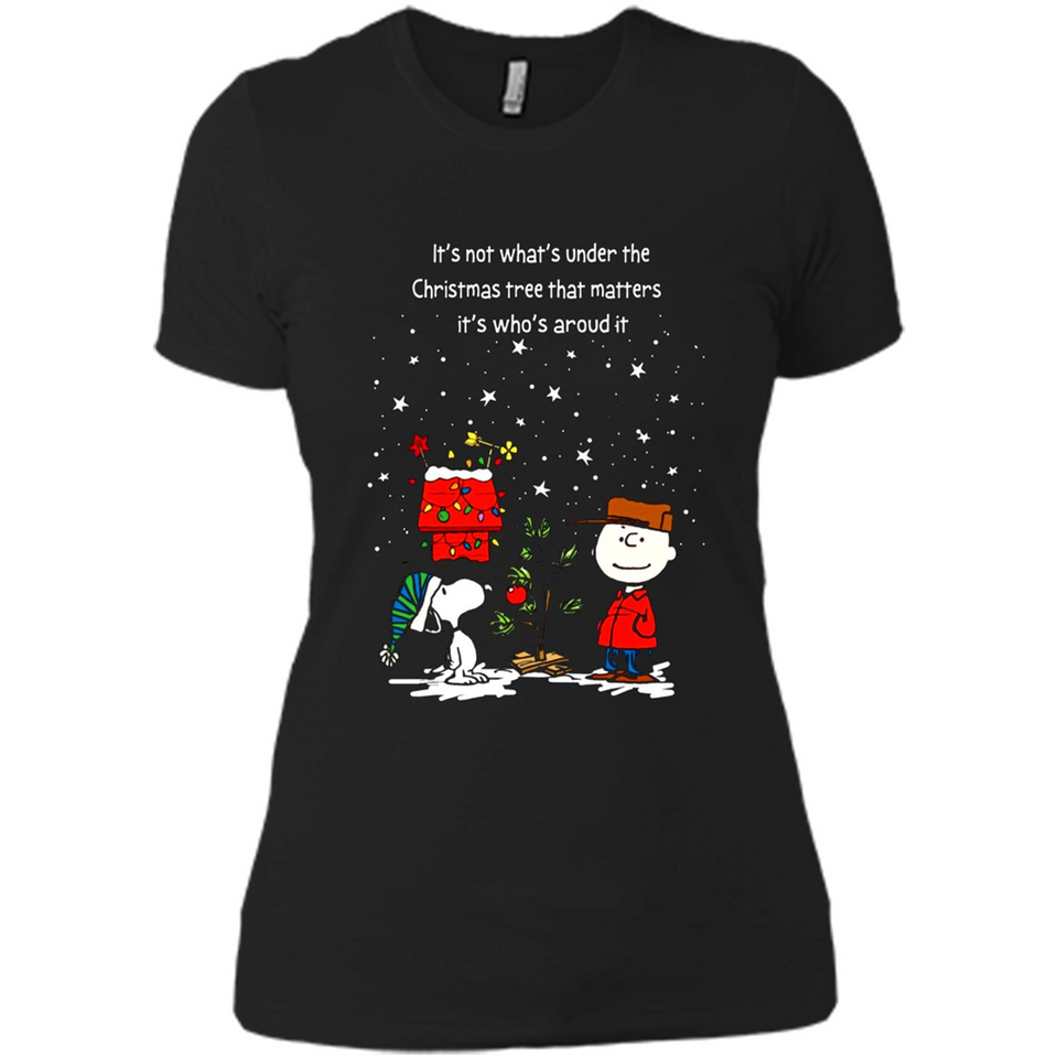 It’s Not What’s Under The Christmas Tree Snoopy Charlie Brown PING PONG
