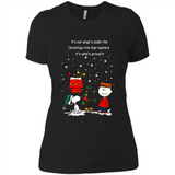 It’s Not What’s Under The Christmas Tree Snoopy Charlie Brown PING PONG