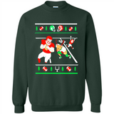 Santa vs Deer Football Ugly Christmas PINGPONG