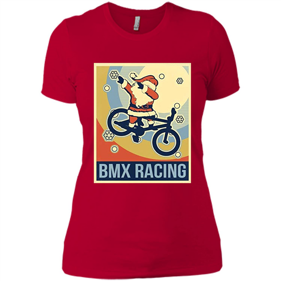 bmx racing dabbing Santa Christmas