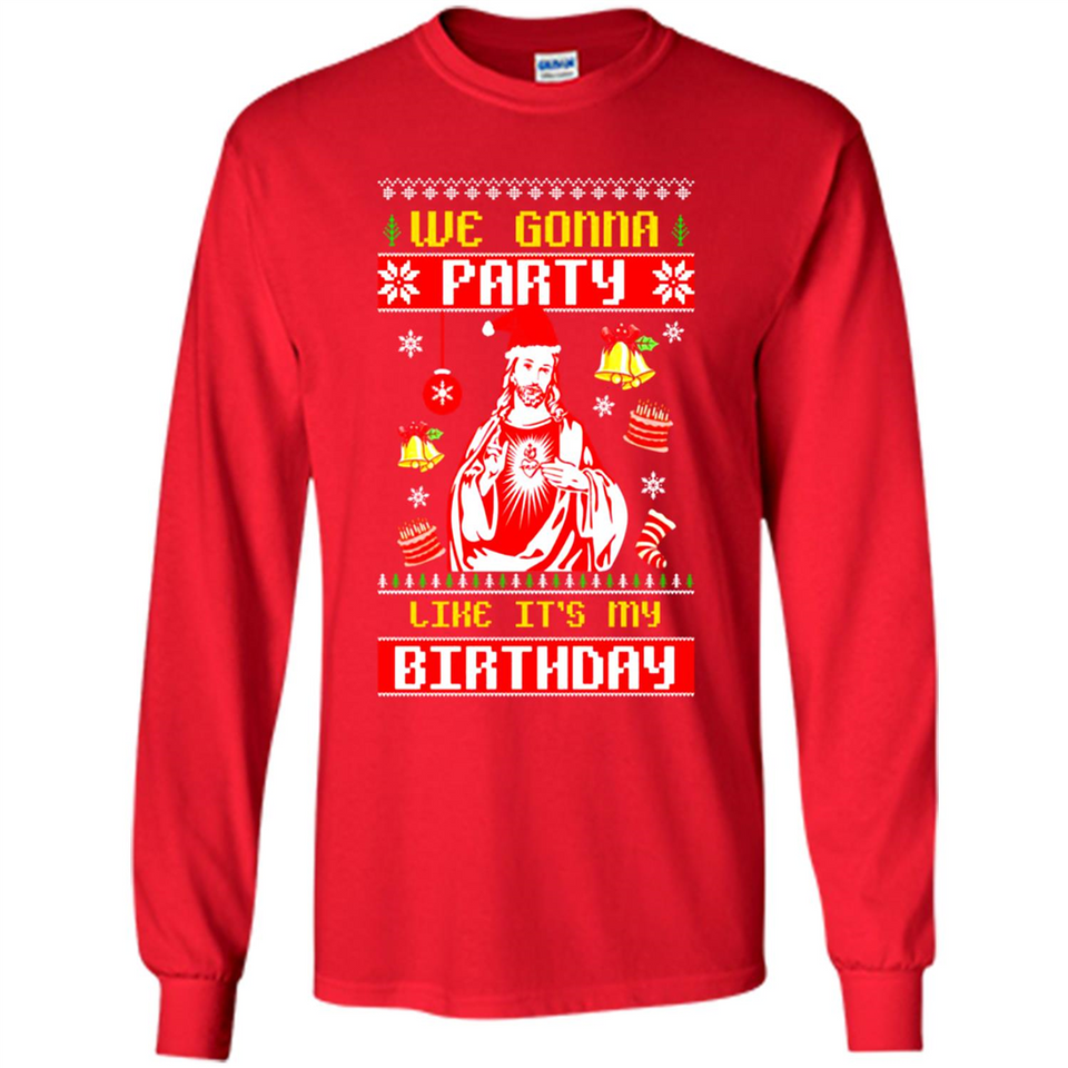 We Gonna Party Like It's My Birthday Jesus Christmas PINGPONG