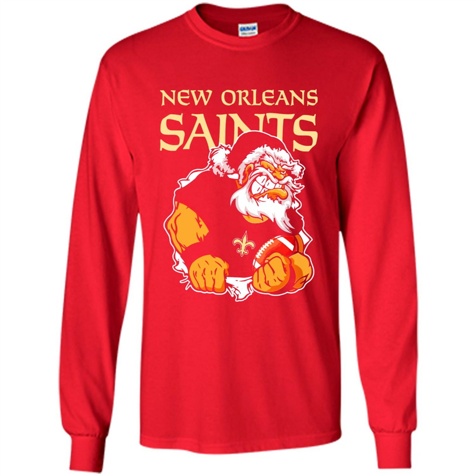 Grumpy Santa Claus New Orleans Saints Football Team PINGPONG