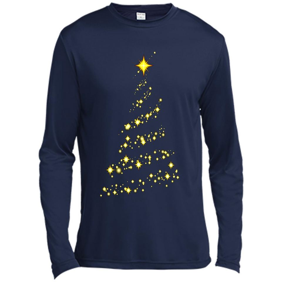 Modern Christmas Tree Light Led Merry Xmas Mug PINGPONG - Canvas Long Sleeve T-Shirt