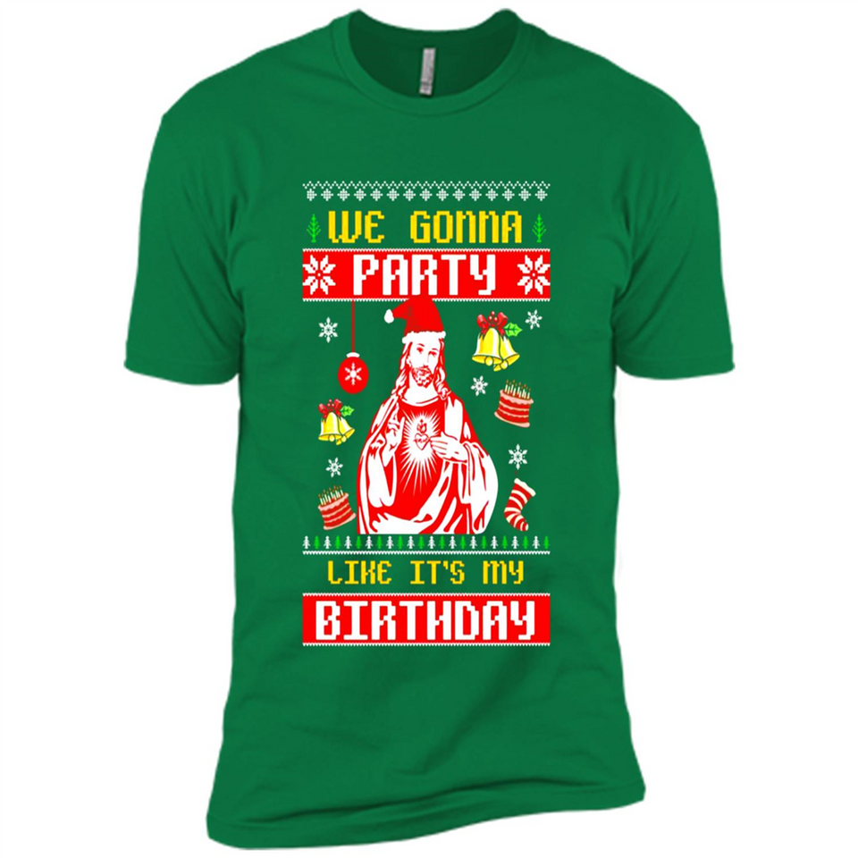 We Gonna Party Like It's My Birthday Jesus Christmas PINGPONG