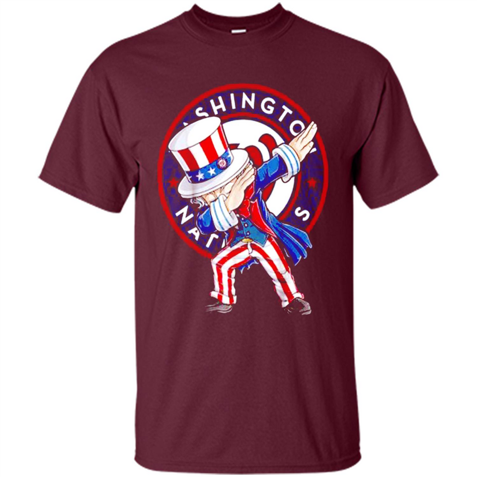 MLB WASHINGTON NATIONALS UNCLE SAM DABBING INDEPENDENCE DAY