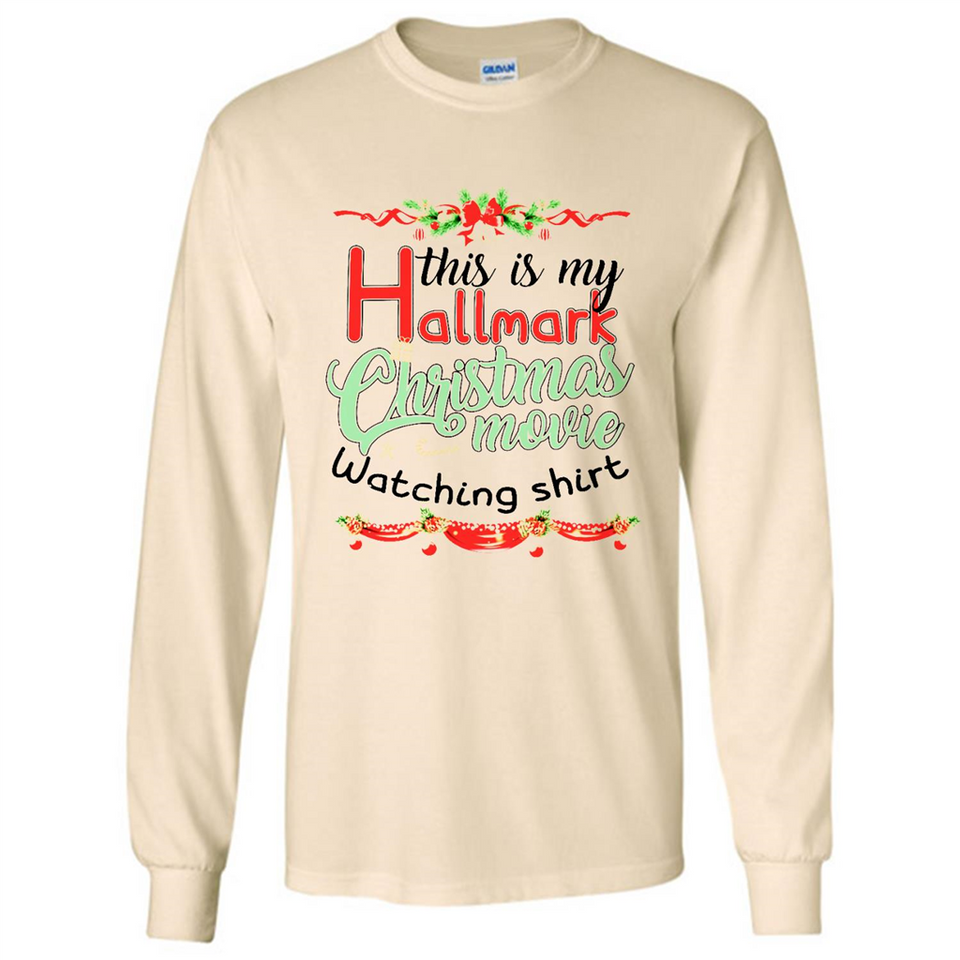 This My Movies Hallmark-Christmas Loves Is T-Shirt - Long Sleeve T-Shirt