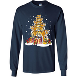 Tiger Christmas Tree Funny Merry Christmas - Long Sleeve T-Shirt