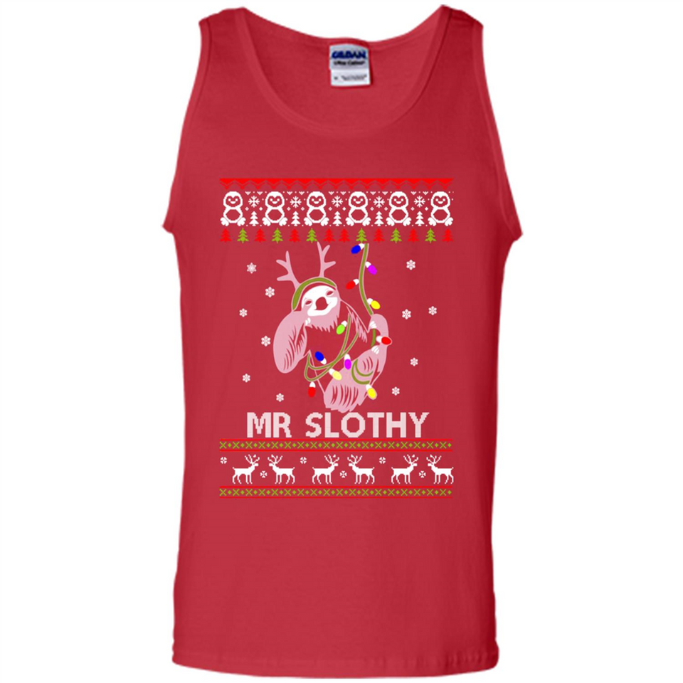 Mr Slothy Christma - Tank Top
